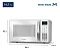Micro-Ondas Mondial 34L Branco - Imagem 1