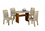 Conjunto Mesa Uai Isis 120x90cm com 4 Cadeiras - Imagem 4