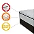Cama Box King Gazin Molas Pocket Tower 192*203*73 - Imagem 6