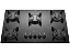 Fogão Cooktop 5 Bocas Preto Vidro Atlas U Top - Imagem 1