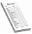Bloco de Comanda 10x21cm 1x0 (Blocagem com 100 folhas) 1x0 - Imagem 1