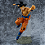 Boneco Estátua Dragon Ball Z GT Super Goku - 22cm, Colecionável em PVC com Base - Imagem 1