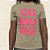 Camisa Estonada CU-MU-RU Areia + Rosa Neon - Imagem 1