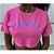 Cropped Estonado Cumuru Rosa - Imagem 1