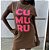 Vestido Camisão Estonado CU-MU-RU Marrom Claro - Imagem 1