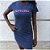 Vestido Camisão Estonado Cumuru Azul Marinho - Imagem 1
