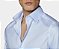 Camisa Social Masculino Azul Claro Slim - Imagem 1