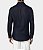 Camisa Social Masculino Linho Azul Marinho Slim - Imagem 4
