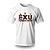Camiseta Umbanda - Estampa Esquerda Escrita Exu - Imagem 1