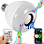 Lampada Musical Caixa Som 12w Bluetooth Luz Led RGB com Controle - Imagem 2