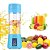 Mini Liquidificador Mixer Juice Garrafa Portátil USB Recarregável – 6 Lâminas - Imagem 1
