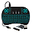 Mini Teclado Controle Sem Fio Para Smart Tv Box Iluminado Luz Led - Imagem 2