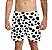 Kit Pijama Baby Doll Preto Casal Mozão Estampa Vaca Preta - Imagem 3