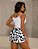Kit Pijama Baby Doll Cropped Vaca cabeça Casal Mozão Estampa Vaca - Imagem 2