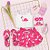 Kit Pijama Cropped Curto de Verão Flamingo + Chinelo de dedo - Imagem 1