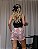 Pijama Feminino Cropped Alcinha Preto Ovelhinha Rosa - Imagem 5