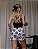 Pijama Feminino Cropped Alcinha Preto Pandinha Preto - Imagem 3