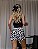 Pijama Feminino Cropped Alcinha Preto Vaquinha Preta - Imagem 3