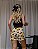 Pijama Feminino Cropped Alcinha Preto Girassol - Imagem 3