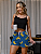 Pijama Feminino Cropped Alcinha Preto Banana - Imagem 1