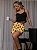 Pijama Feminino Cropped Alcinha Preto Morango - Imagem 2