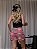 Pijama Feminino Cropped Alcinha Preto Corujinha - Imagem 3