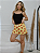 Pijama Feminino Baby Doll Alcinha Preto Morango - Imagem 2