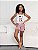 Pijama Baby Doll Feminino Infantil Estampa Vaquinha Rosa - Imagem 1