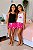Pijama Baby Doll Feminino Infantil Estampa Flamingo - Imagem 5