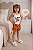 Pijama Baby Doll Feminino Infantil Estampa Flintstones - Imagem 1