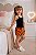Pijama Baby Doll Feminino Infantil Estampa Flintstones - Imagem 4