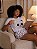 Pijama Feminino De Manga Curta Pandinha Preto - Imagem 2