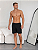 Bermuda Masculina Shorts Samba Canção Preto - Imagem 1