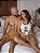 Pijama Baby Doll Branco Casal Adoro Uma Gelada + Bermuda Masculina - Imagem 2