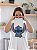 Camisola De Manga Curta Feminina Branca Stitch - Imagem 1