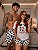 Pijama Manga Curta Casal Vaquinha Preta + Bermuda Masculina Vaquinha - Imagem 4