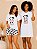 DUPLICADO - Kit 2 Peças Camisola Branca Vaquinha + Cropped Preto Shorts Vaquinha Preta - Imagem 4