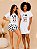 DUPLICADO - Kit 2 Peças Camisola Branca Vaquinha + Cropped Preto Shorts Vaquinha Preta - Imagem 2
