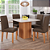 Conjunto Sala de Jantar Ana 0,95x0,95 m - Imagem 1