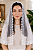 Véu Católico Santa Pureza – Tule Cristal Luxo com Aplicação em Organza Luxo | Branco - Imagem 6