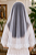 Véu Católico Santa Pureza – Tule Cristal Luxo com Aplicação em Organza Luxo | Branco - Imagem 8