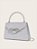 Bolsa prateada com laço - Imagem 4