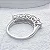 Anel em prata com moissanite - Imagem 3