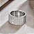 Anel Moissanite Meia Eternidade - Imagem 1