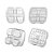 Kit Bráquete Cerâmico Iceram Roth Slot 022 1 Caso 10.83.2000 - Orthometric - Imagem 3