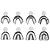Kit Moldeira Adulto Inox Lisa 8un - Tecnodent - Imagem 2