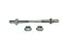 Eixo 5/16x130MM C/Porcas P/Roda Traseira BiKE Aro 12 Nathor - Imagem 3
