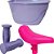 Kit Selim Cesta Manopla Aro 12 P/ Bicicletas Nathor Original - Imagem 1