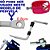 Kit  Com Pedal Manoplas Selim Para Bicicleta do Ao 12 Nathor - Imagem 8