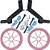 Suporte Apoio Lateral Aro 16 Rodinha Para Bicicletas Nathor - Imagem 1